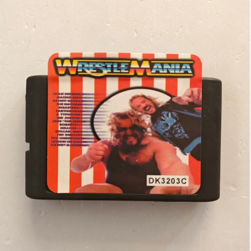 بازی تک لبه کشتی کج سگا WRESTLE MANIA