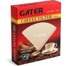 فیلتر قهوه گتر مدل 2-4 بسته 40 عددی