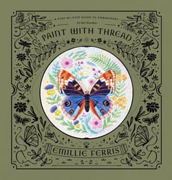 دانلود کتاب نقاشی با نخ؛ در باغ؛ راهنمای گام به گام گلدوزی Paint with Thread: In the Garden: A step-by-step guide to embroidery
