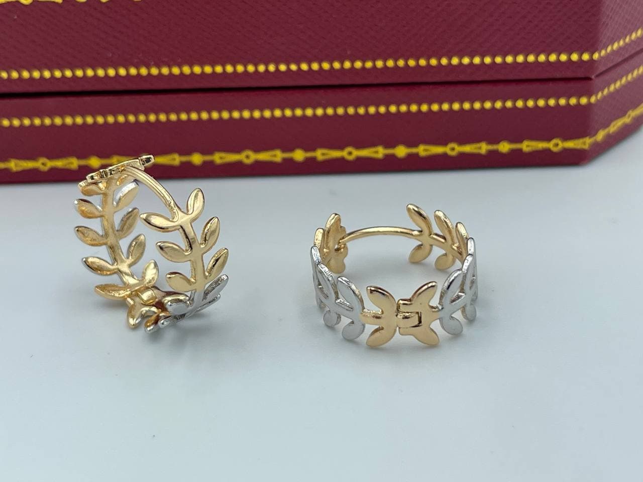 گوشواره ژوپینگ برگ زیتون