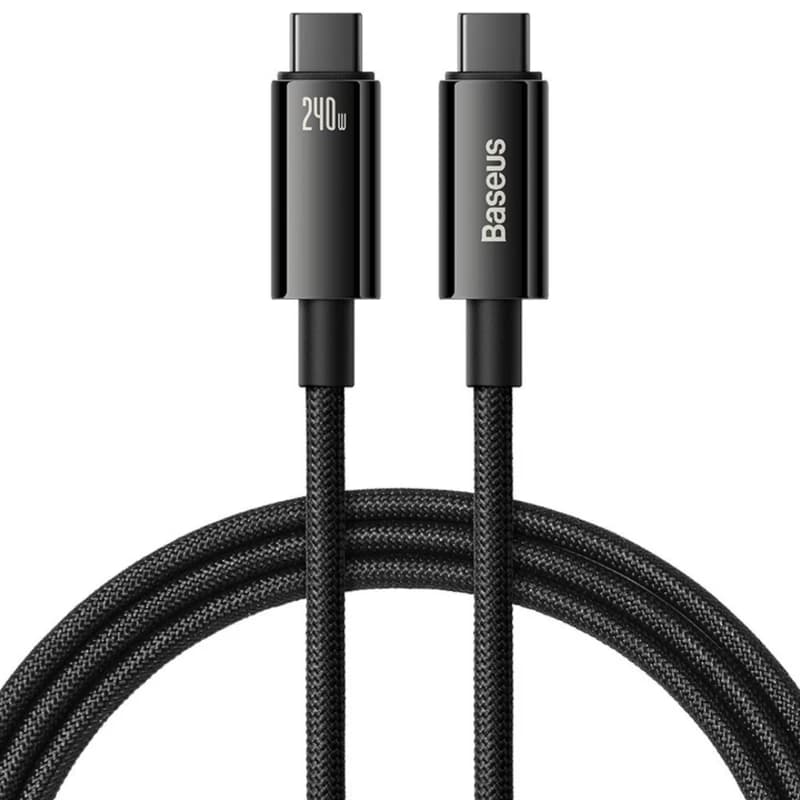 کابل تبدیل USB-C باسئوس مدل (TUNGSTEN GOLD (240W طول 3 متر