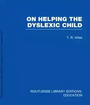 دانلود کتاب On Helping the Dyslexic Child
