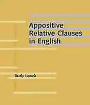 دانلود کتاب Appositive relative clauses in English : discourse functions and competing structures
