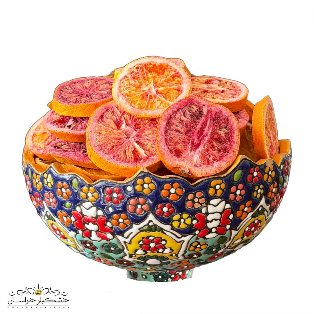 پرتقال تو سرخ پفکی فریز درایر