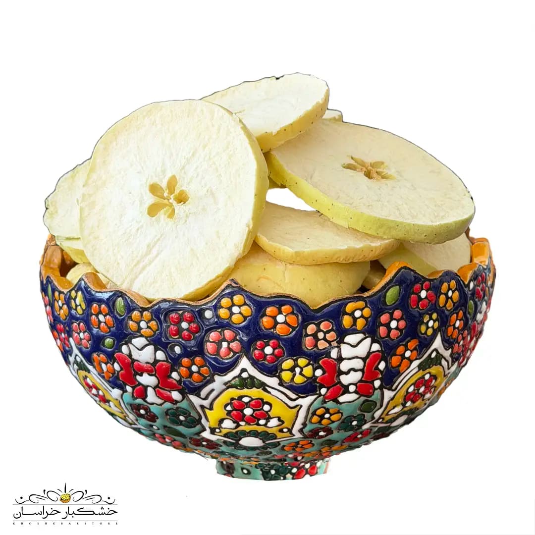 سیب سبز پفکی فریز درایر