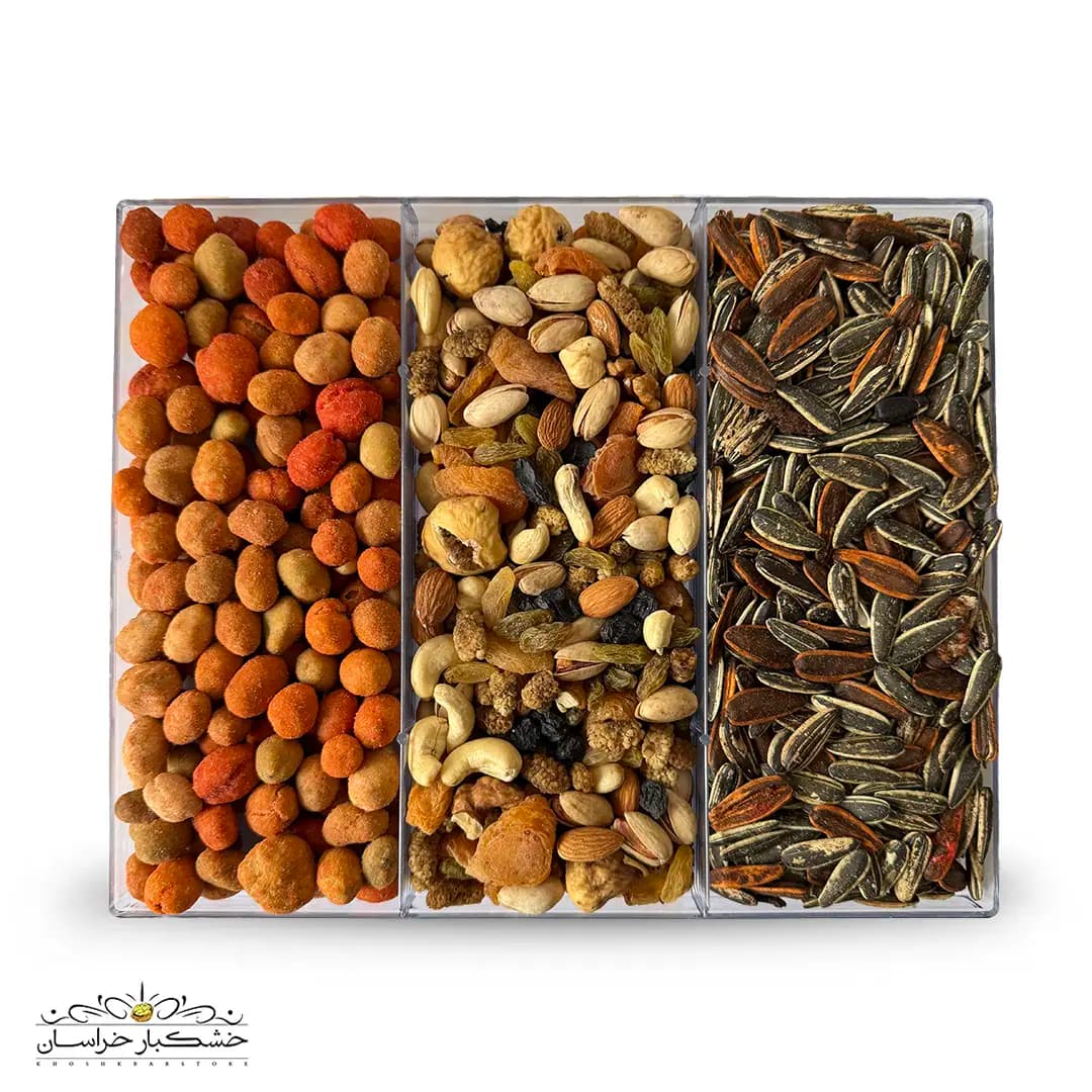 کلکسیون خوشمزه آجیل و تنقلات