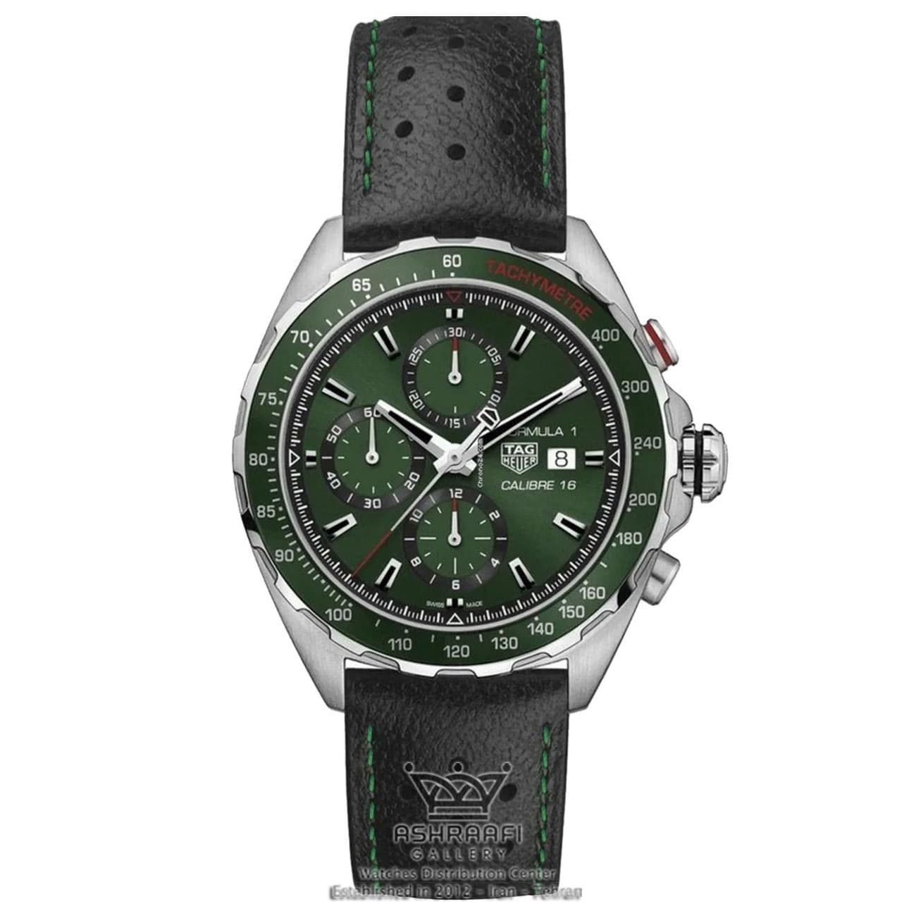 ساعت تگ هویر فرمول 1 سبز Tag Heuer Formula 1 Calibre 16 Green