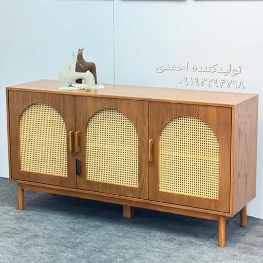 میزکنسول حصیری کلاسیک کامنا مدل 13152904