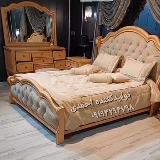 سرویس خواب کلبه ای لوکس و مدرن کامنا مدل 13152900