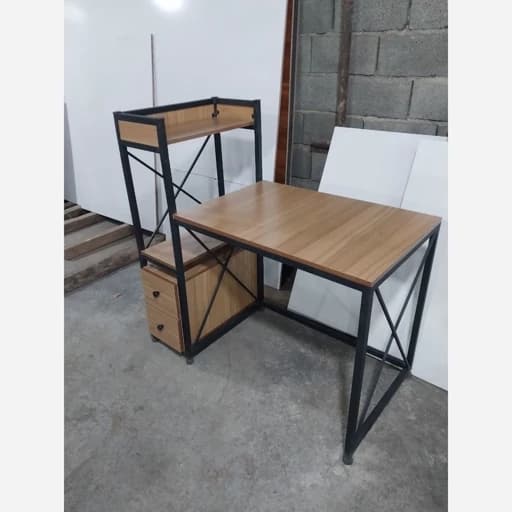 میز کامپیوتر تحریر مطالعه جا کتابی چوبی فلزی مبلمان آپادانا apadana مدل 637005