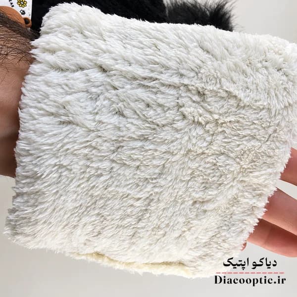 شال و کلاه بچگانه خزدار عروسکی مدل بافتنی شال رینگی کد 1271 — تصویر ۳