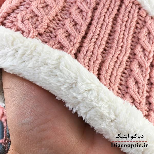 شال و کلاه بچگانه خزدار مدل بافتنی شال رینگی کد 1276 — تصویر ۸