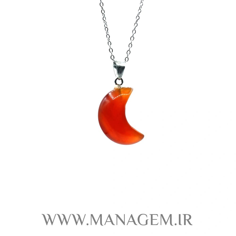 گردنبند ماه کارنلیان