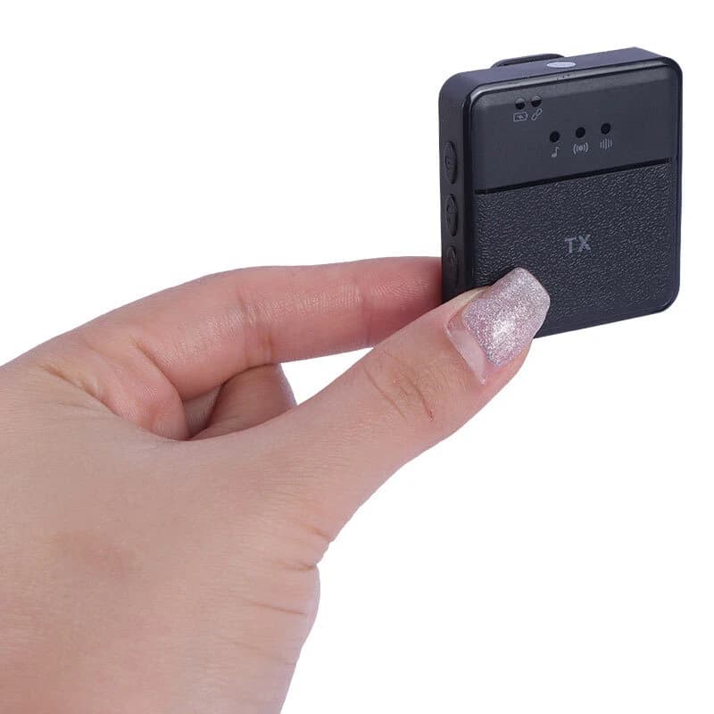 میکروفون یقه ای بی سیم دوتایی SX9 Lightning/3.5mm — تصویر ۵