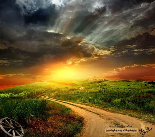 پرده شیدرول تصویری کد 1074