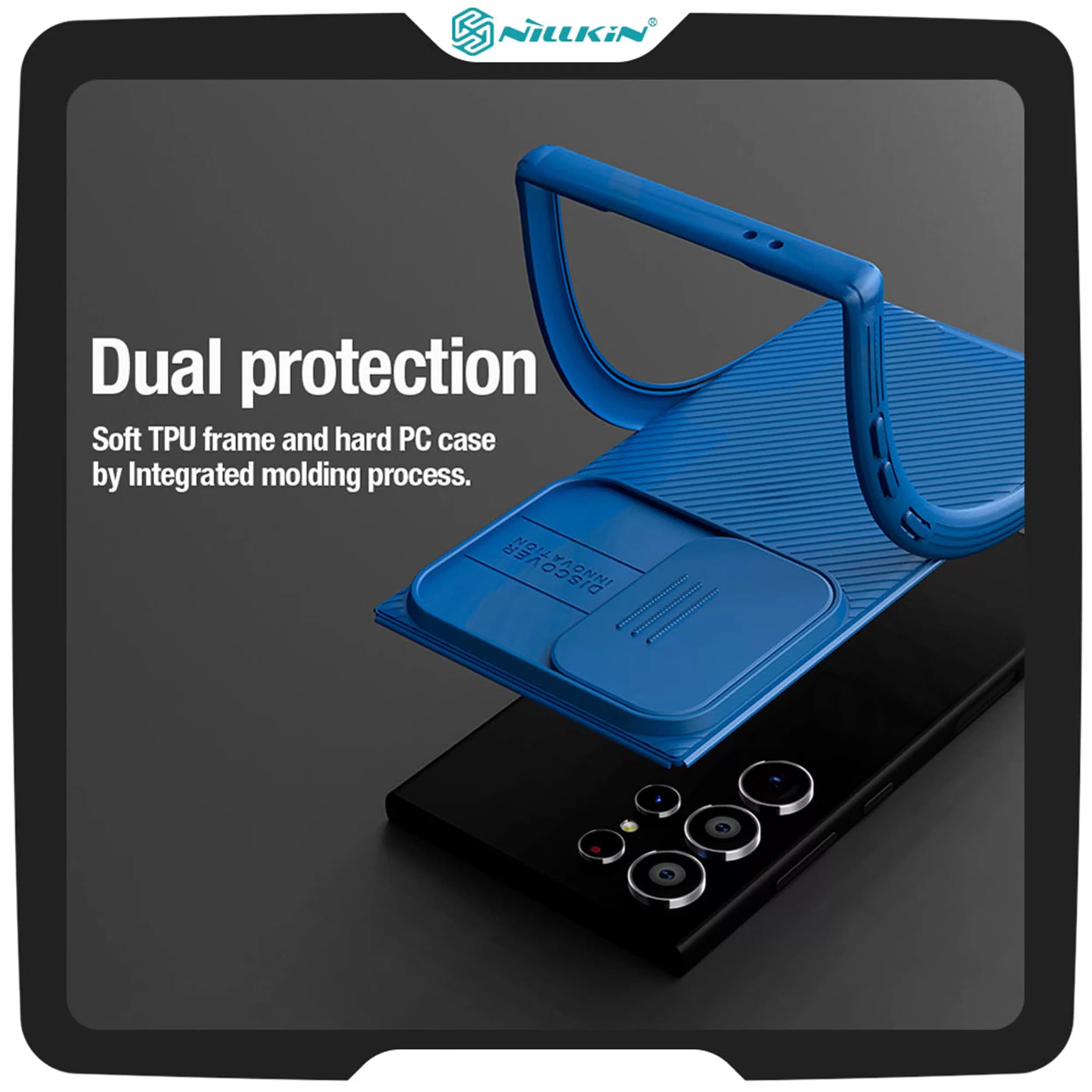 کاور نیلکین مدل CAMSHIELD PRO مناسب برای گوشی موبایل سامسونگ Galaxy S25 Ultra — تصویر ۲