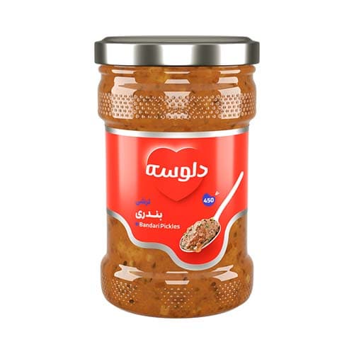 ترشی بندری 630 گرمی دلوسه