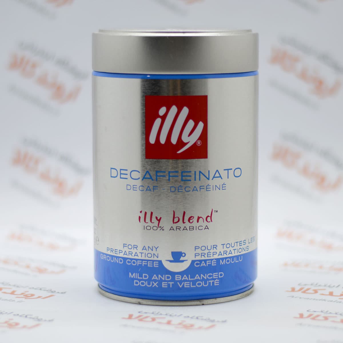 پودر قهوه بدون کافئین illy مدل Decanterized