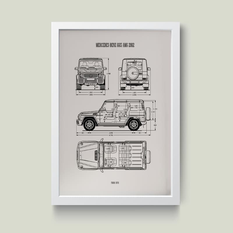 تابلو مدل Mercedes Benz G-Class کد m2574-w