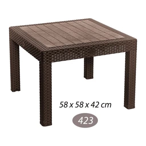 میز جلو مبلی حصیر بافت مربع کد 423 ناصر کامنا مدل 13152821