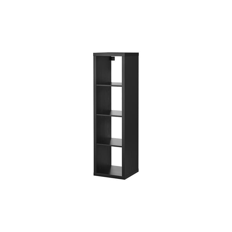 کتابخانه 4×1 قهوه ای سوخته ایکیا KALLAX
