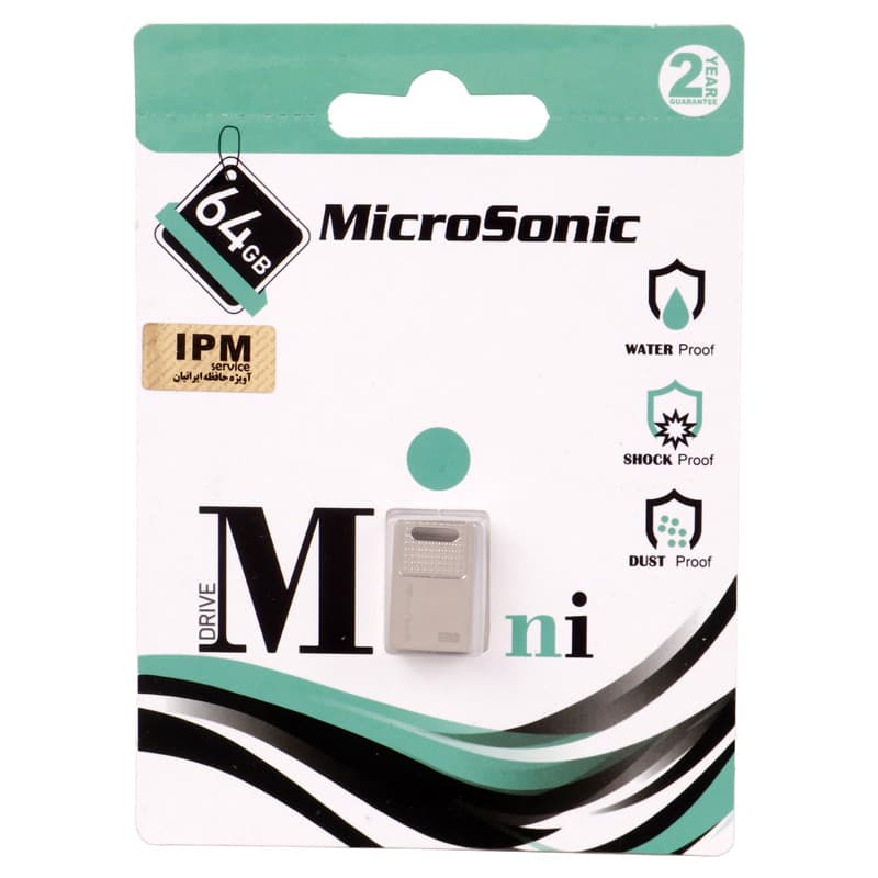 فلش مموری 64 گیگابایت میکروسونیک مدل Drive Mini