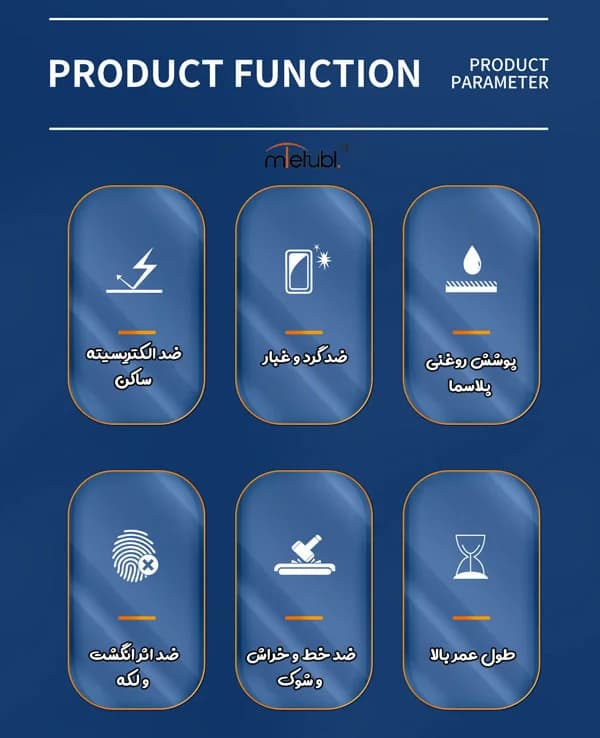گلس شیشه ای Nothing Phone 2a Plus مارک Mietubl مدل Anti-Static — تصویر ۵
