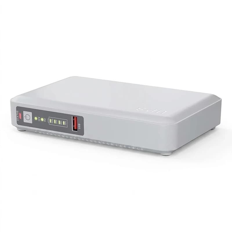 یو پی اس مودم و دوربین مداربسته گرین لاین مدل Green Lion Mini DC UPS Multifunction Network GNMDCUPSWH