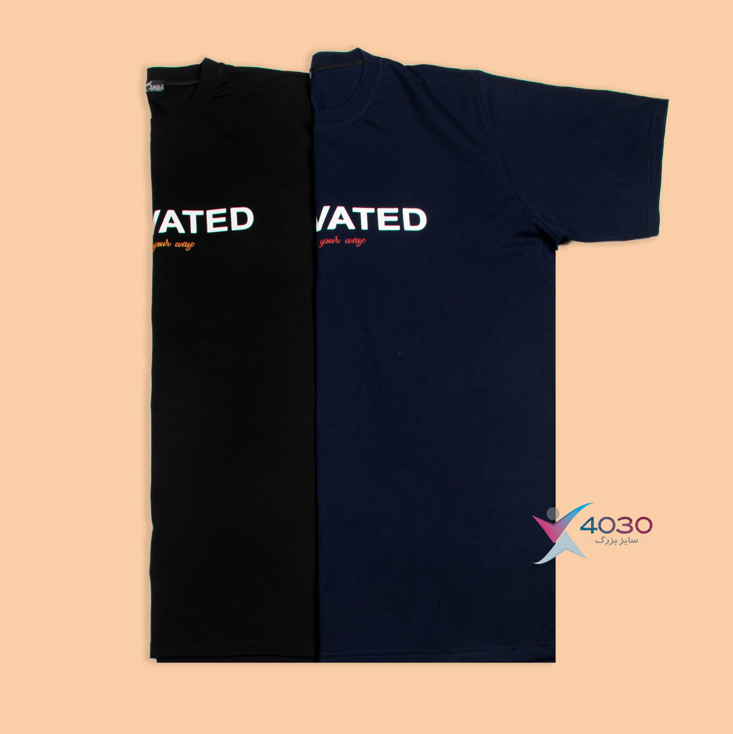 تیشرت MOTIVATED پشت طرح دار سایز بزرگ ( 939 )