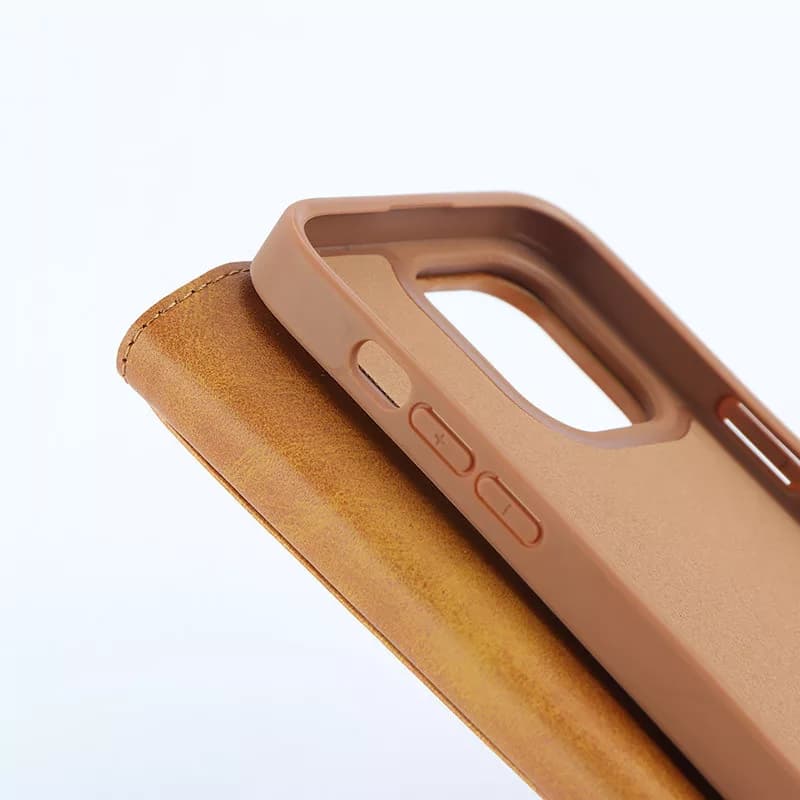 کیف کلاسوری مدل چرمی مگنتی مناسب برای گوشی موبایل اپل Iphone 14 ProMax — تصویر ۳