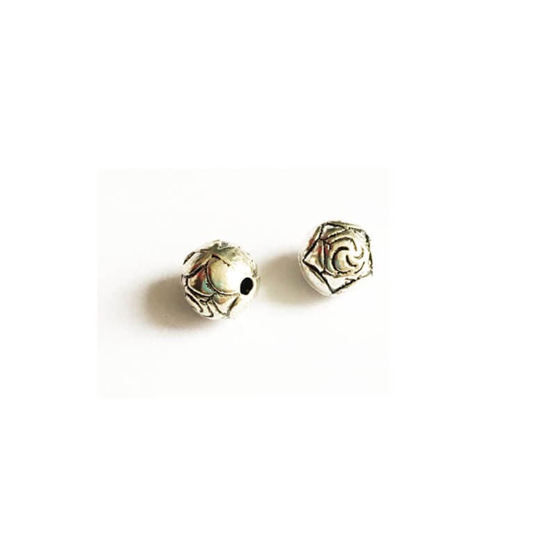 خرج کار نقره ای 1cm بسته 8 عددی khsi1006