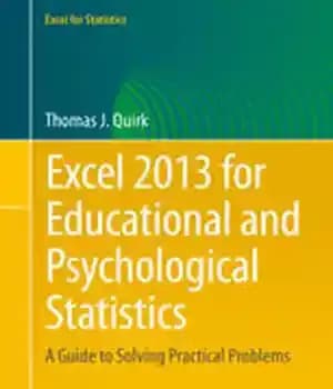 دانلود کتاب Excel 2013 for Educational and Psychological Statistics: A Guide to Solving Practical Problems