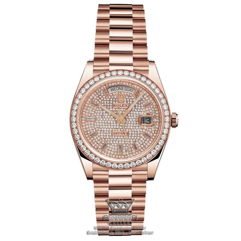 ساعت رولکس دی دیت نگین دار Rolex Day Date DRG 4