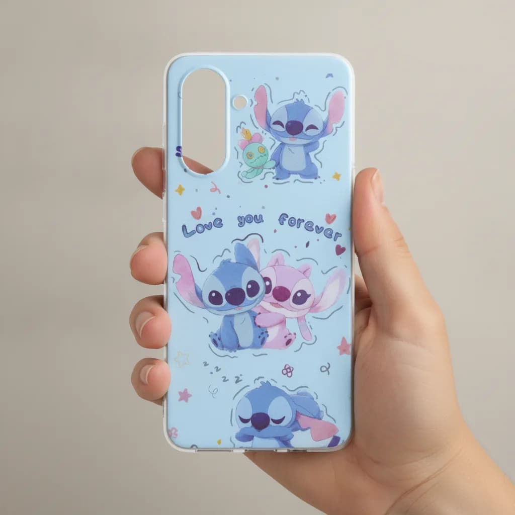 قاب گوشی سامسونگ Galaxy A26 مدل Cute Minimal iMD ضدضربه طرح استیچ — تصویر ۲