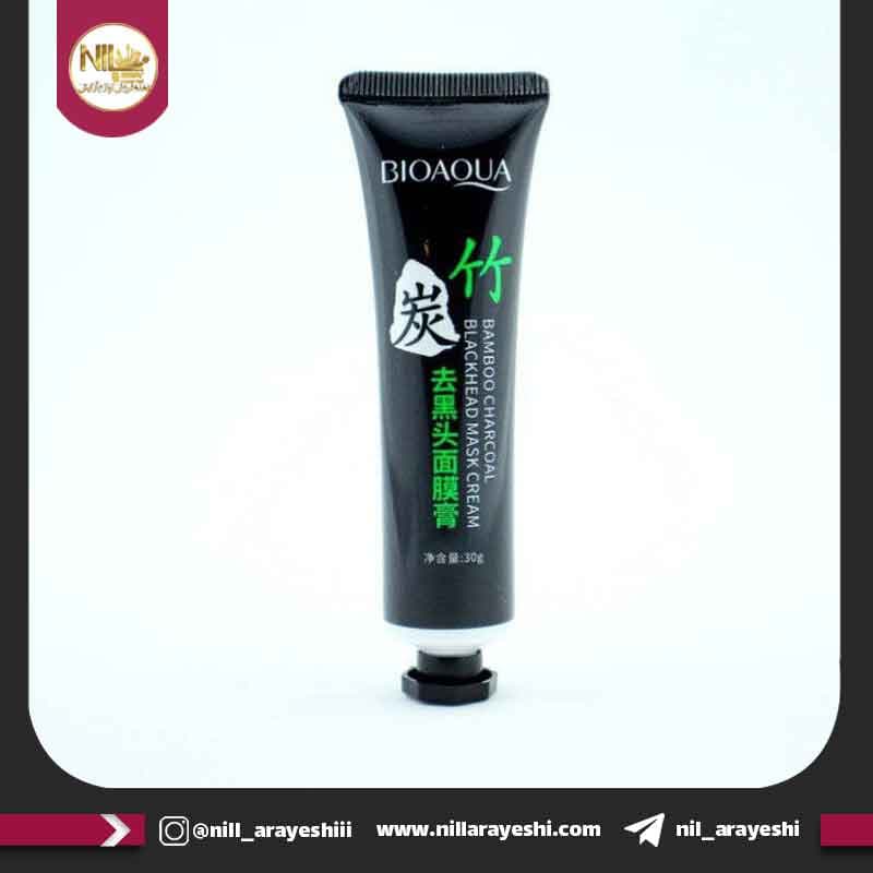 ماسک صورت کرمی تیوپی ضد جوش سرسیاه بیوآکوا کد bqy7 0918