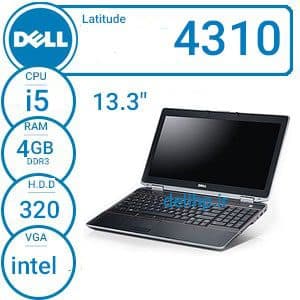 لپ تاپ دست دوم Dell4310/i5/4/320/intel/13″3