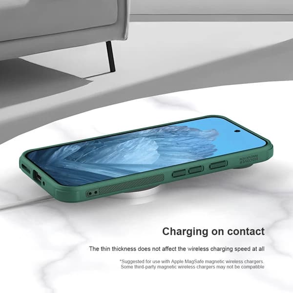 قاب ضد ضربه مگنتی Google Pixel 9 Pro XL مارک نیلکین مدل Super Frosted Shield Pro Magnetic — تصویر ۴