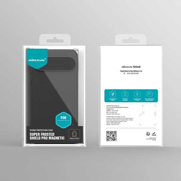 قاب ضد ضربه مگنتی Google Pixel 9 Pro XL مارک نیلکین مدل Super Frosted Shield Pro Magnetic — تصویر ۸