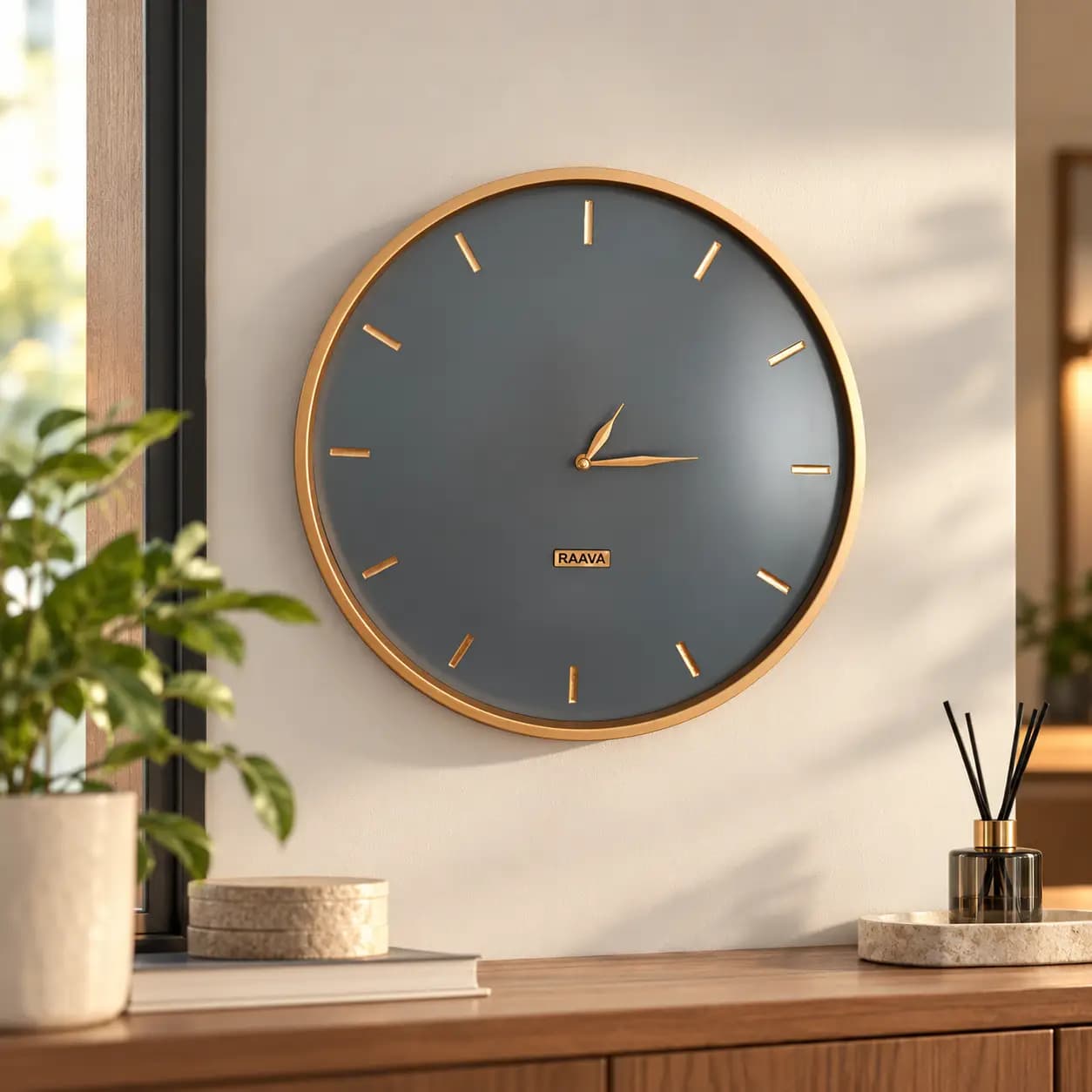 ساعت دیواری مدرن کد RV001