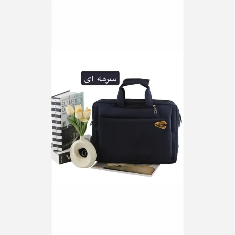 کیف مردانه سه کاره پارچه ای اداری و رسمی — تصویر ۷
