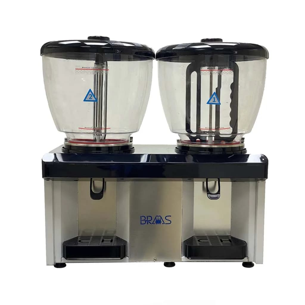 شربت سرد کن خمره ای دو مخزن BRAS