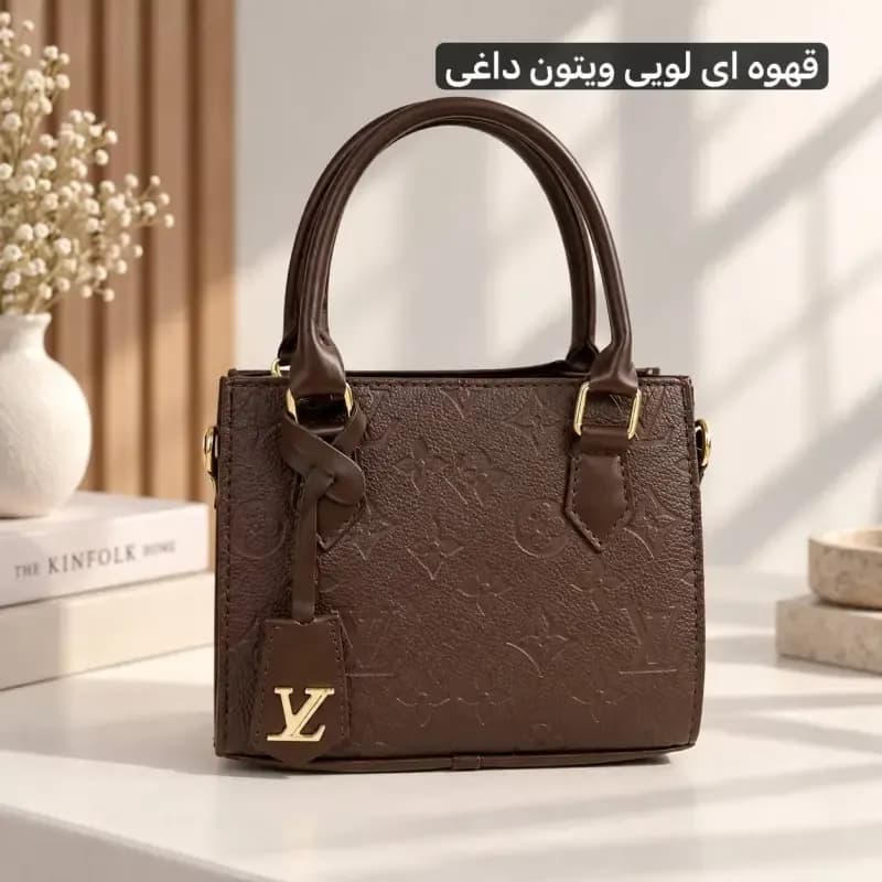 کیف پاسپورتی چرم مصنوعی زنانه مجلسی رنگ مشکی — تصویر ۸