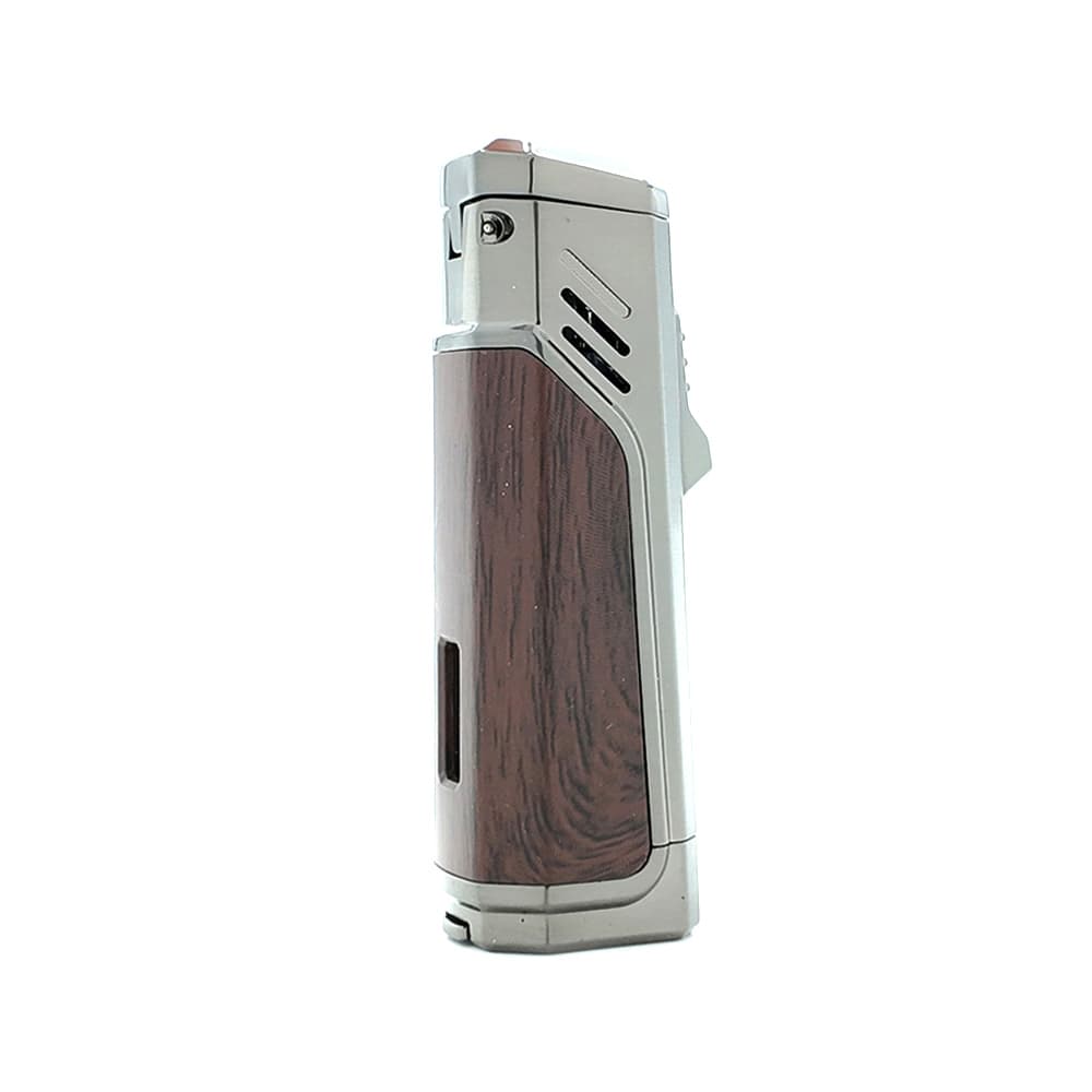 فندک هانست LIHN-1675 گازی سه شعله طرح چوب
