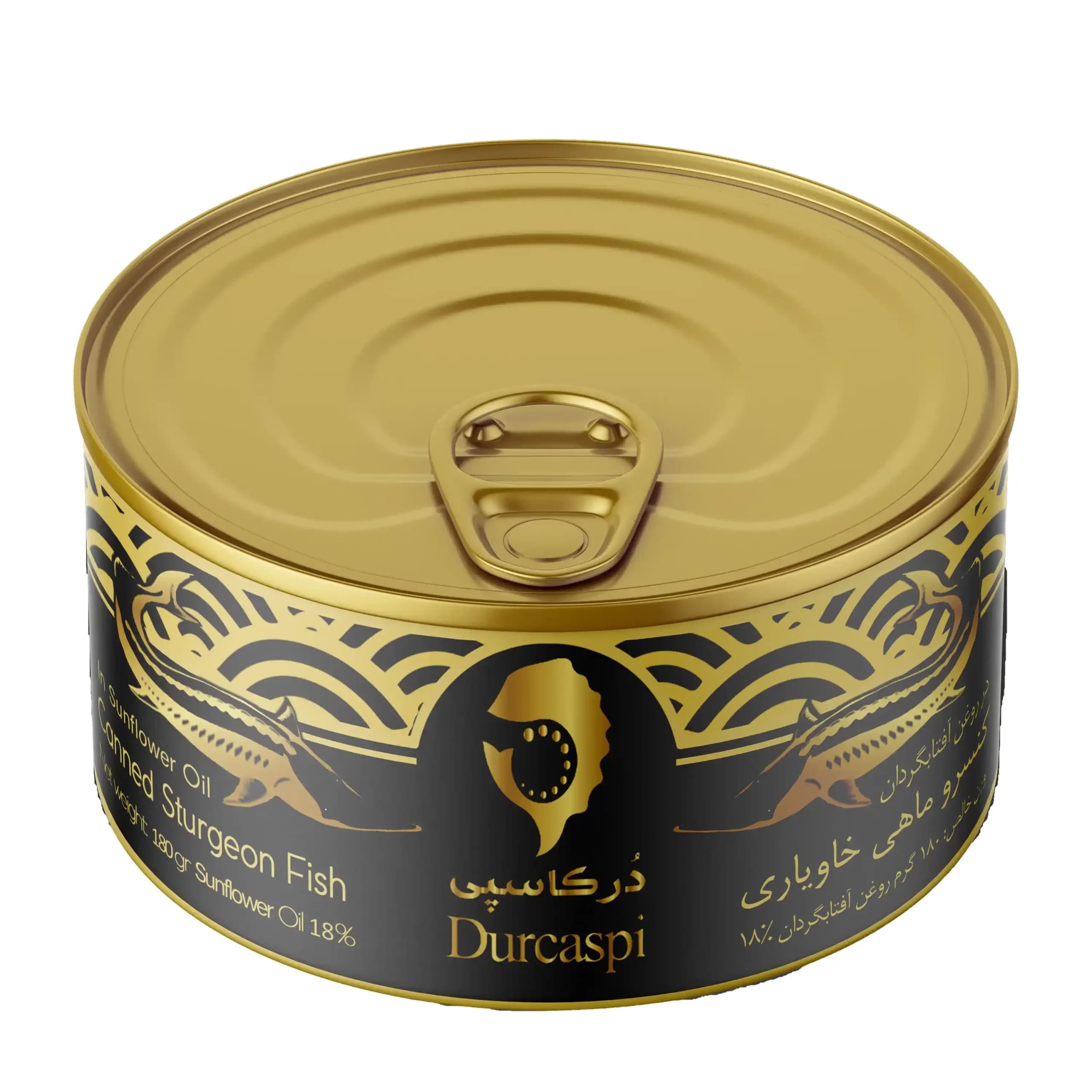 کنسرو ماهی خاویار با روغن آفتابگردان