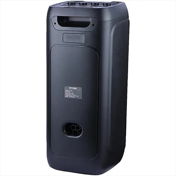 اسپیکر پارتی باکس 80 وات اکسیژن مدل AX-104 دارای پاور بانک — تصویر ۶