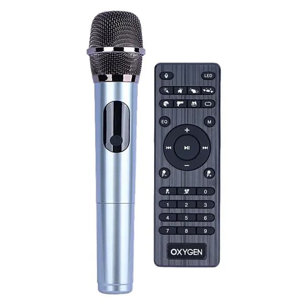 اسپیکر پارتی باکس 80 وات اکسیژن مدل AX-104 دارای پاور بانک — تصویر ۸