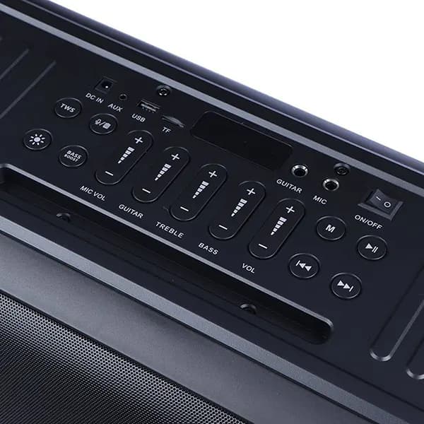 اسپیکر پارتی باکس 50 وات اکسیژن مدل AX-102 دارای پاور بانک — تصویر ۶