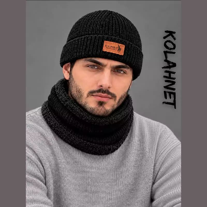 ست کلاه و گردنی POLO کد 6474