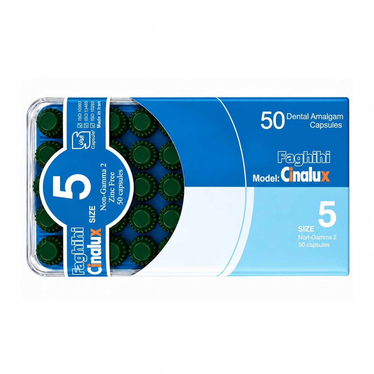 آمالکپ سینالوکس 50 عددی 5 واحدی Cinalux-5 Spill Amalcap