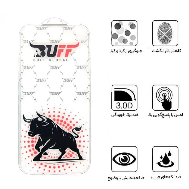 گلس بوف مدل Fighter Clear Edge-Guarantee مناسب برای گوشی موبایل اپل iPhone 18 Pro/ 17 Pro / 17/ 16 Pro — تصویر ۵